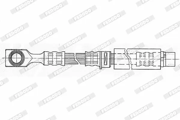 Handler.Part Brake hose FERODO FHY2238 2