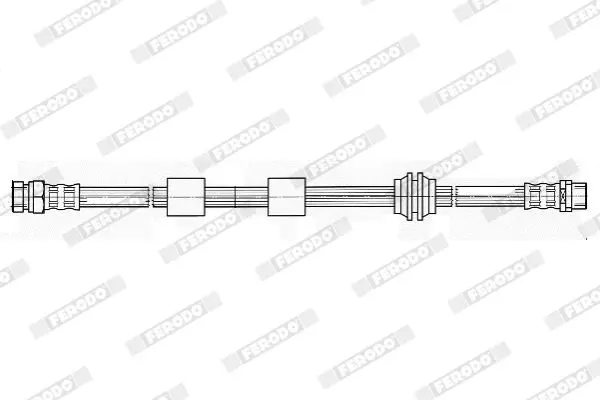 Handler.Part Brake hose FERODO FHY2206 2