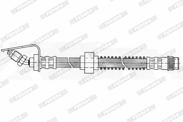 Handler.Part Brake hose FERODO FHY2243 2