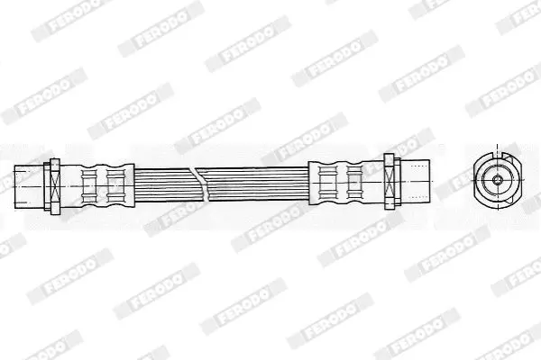 Handler.Part Brake hose FERODO FHY2239 2