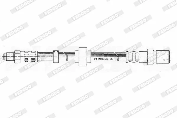 Handler.Part Brake hose FERODO FHY2049 2