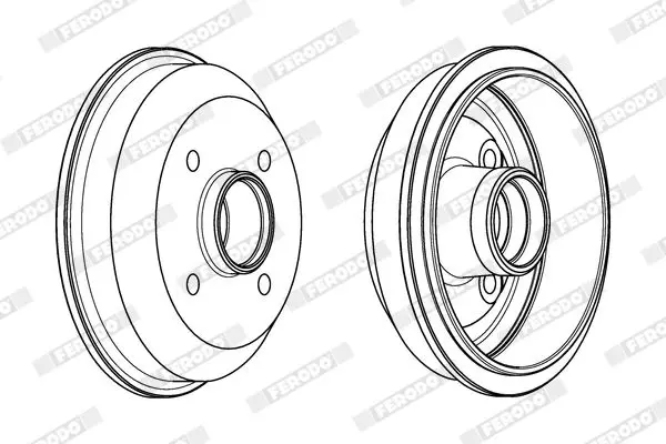 Handler.Part Brake drum FERODO FDR329715 4