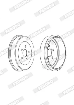 Handler.Part Brake drum FERODO FDR329350 5