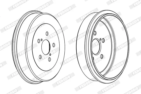 Handler.Part Brake drum FERODO FDR329350 4