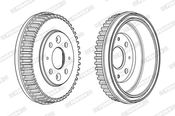 Handler.Part Brake drum FERODO FDR329336 4