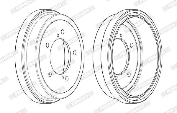 Handler.Part Brake drum FERODO FDR329790 4