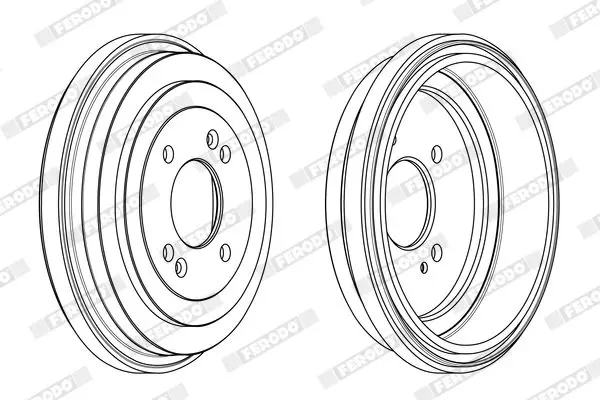 Handler.Part Brake drum FERODO FDR329789 4