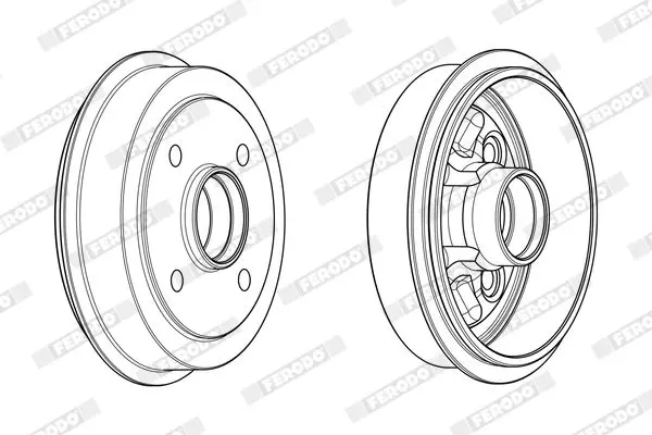 Handler.Part Brake drum FERODO FDR329320 4