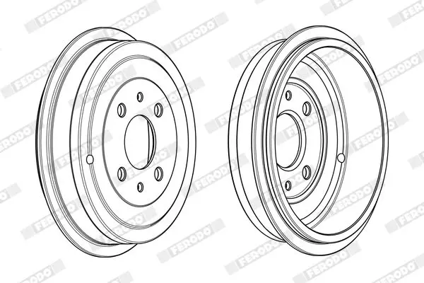 Handler.Part Brake drum FERODO FDR329211 4