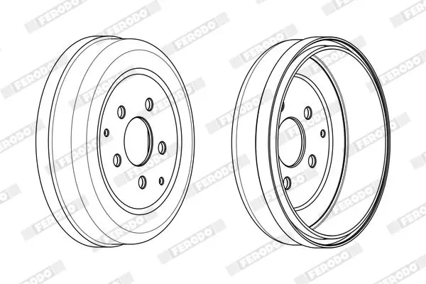 Handler.Part Brake drum FERODO FDR329131 4