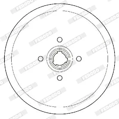 Handler.Part Brake drum FERODO FDR329130 4