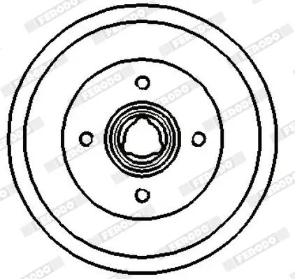 Handler.Part Brake drum FERODO FDR329126 4