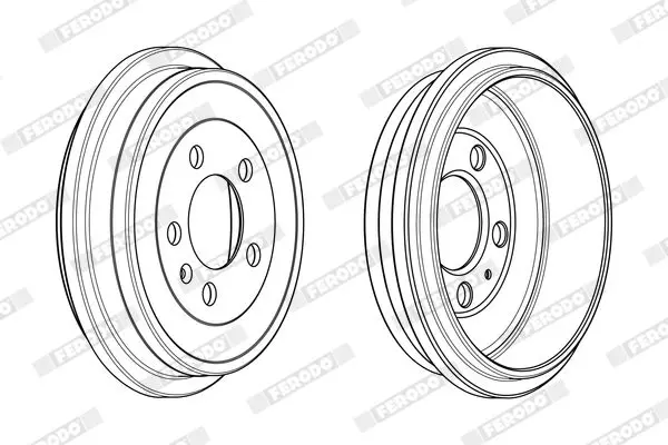 Handler.Part Brake drum FERODO FDR329253 4