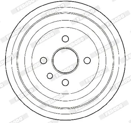 Handler.Part Brake drum FERODO FDR329204 4