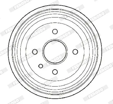 Handler.Part Brake drum FERODO FDR329201 3