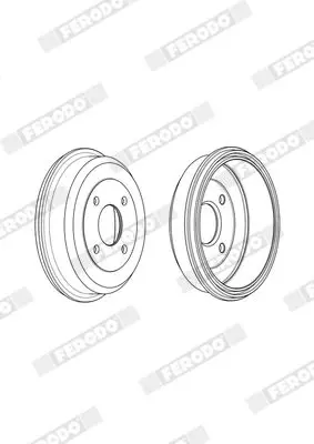 Handler.Part Brake drum FERODO FDR329198 5