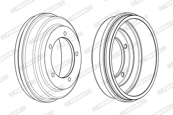 Handler.Part Brake drum FERODO FDR329192 4