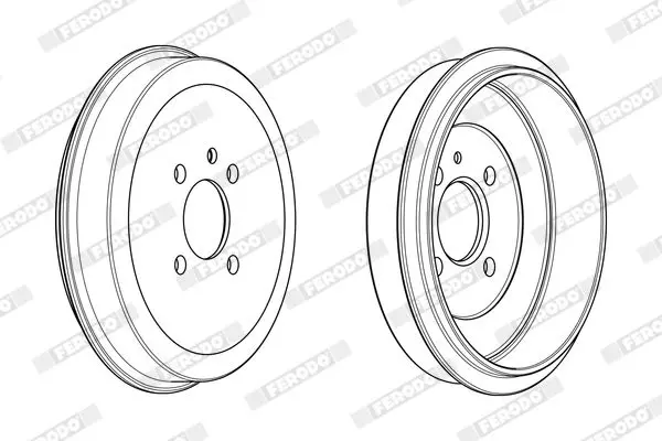 Handler.Part Brake drum FERODO FDR329029 4