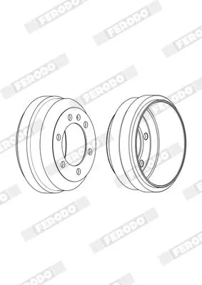 Handler.Part Brake drum FERODO FDR329009 5