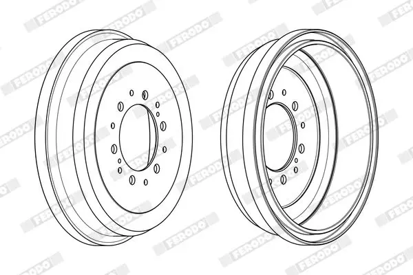 Handler.Part Brake drum FERODO FDR329091 1