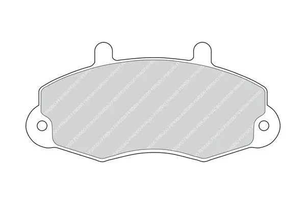 Handler.Part Brake pad set, disc brake FERODO FDB700 1