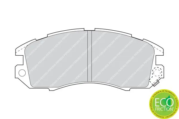 Handler.Part Brake pad set, disc brake FERODO FDB789 2