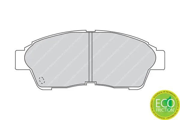 Handler.Part Brake pad set, disc brake FERODO FDB867 2