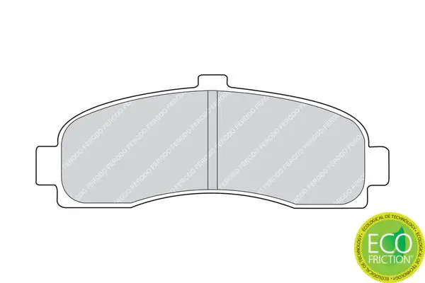 Handler.Part Brake pad set, disc brake FERODO FDB859 2