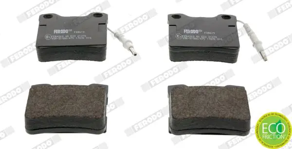 Handler.Part Brake pad set, disc brake FERODO FDB619 1