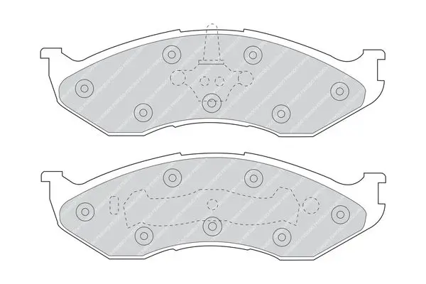 Handler.Part Brake pad set, disc brake FERODO FDB929 2