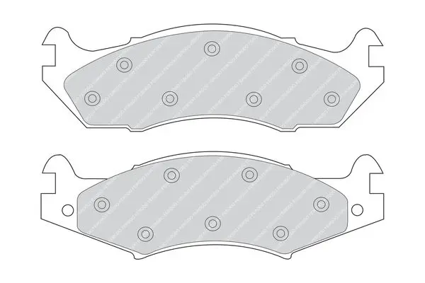 Handler.Part Brake pad set, disc brake FERODO FDB920 2