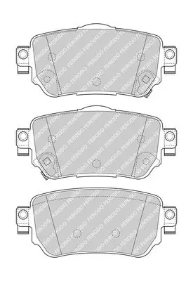 Handler.Part Brake pad set, disc brake FERODO FDB4842 2