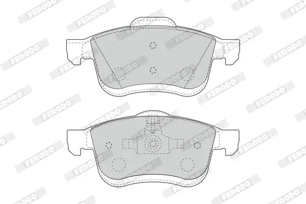 Handler.Part Brake pad set, disc brake FERODO FDB4951 2