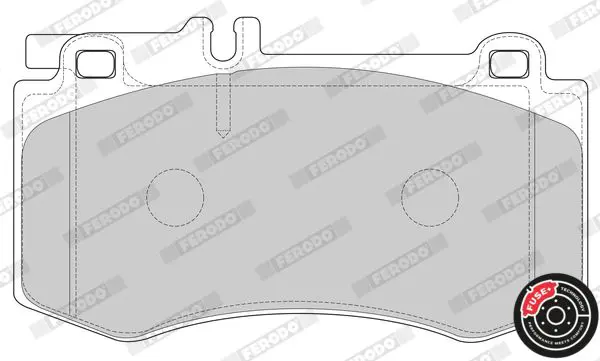 Handler.Part Brake pad set, disc brake FERODO FDB4694 3