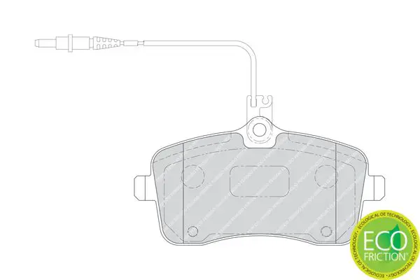 Handler.Part Brake pad set, disc brake FERODO FDB4734 2