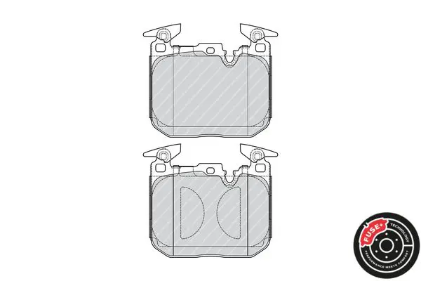 Handler.Part Brake pad set, disc brake FERODO FDB4662 2