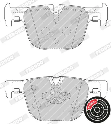 Handler.Part Brake pad set, disc brake FERODO FDB4687 2