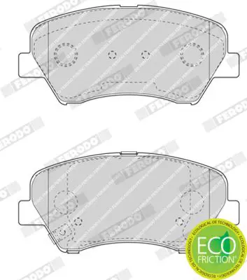 Handler.Part Brake pad set, disc brake FERODO FDB4613 3