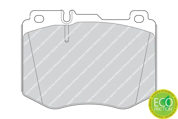 Handler.Part Brake pad set, disc brake FERODO FDB4608 1