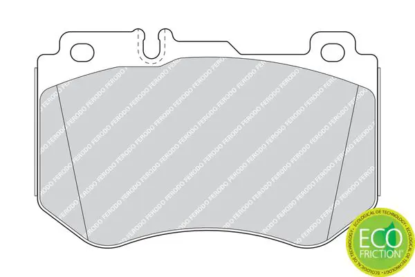 Handler.Part Brake pad set, disc brake FERODO FDB4607 1