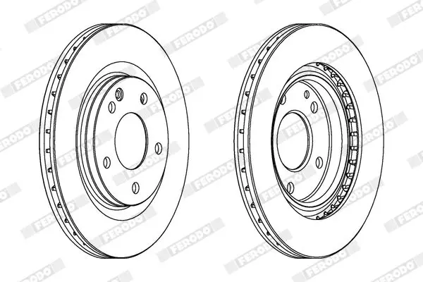 Handler.Part Brake disc FERODO DDF1173 2