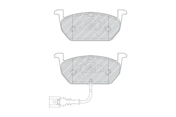 Handler.Part Brake pad set, disc brake FERODO FDB4454 2