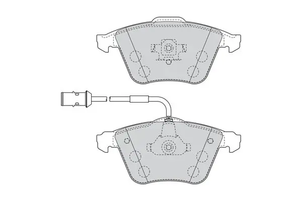 Handler.Part Brake pad set, disc brake FERODO FDB4427 2