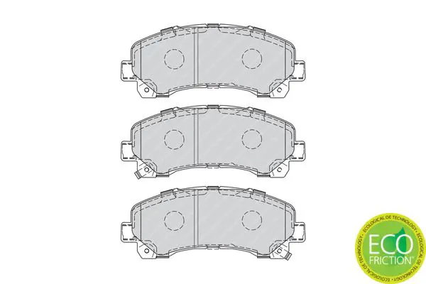 Handler.Part Brake pad set, disc brake FERODO FDB4299 2