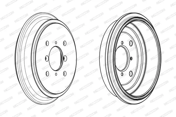 Handler.Part Brake drum FERODO FDR329329 4