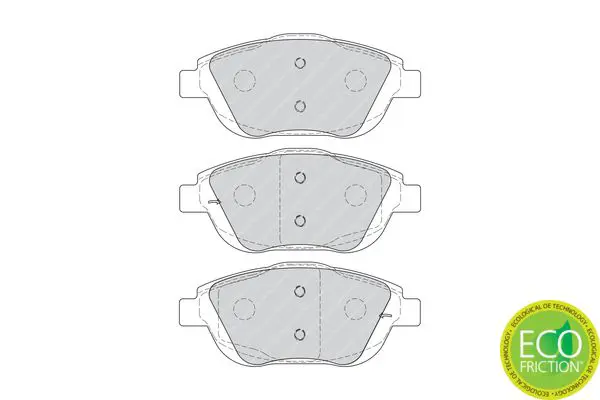 Handler.Part Brake pad set, disc brake FERODO FDB4288 2