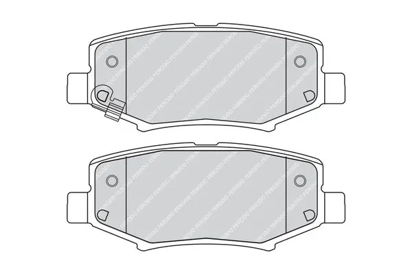 Handler.Part Brake pad set, disc brake FERODO FDB4239 2