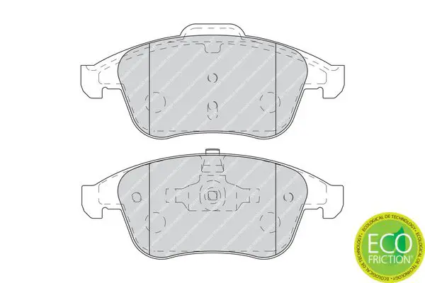 Handler.Part Brake pad set, disc brake FERODO FDB4249 2