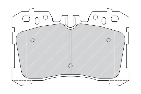 Handler.Part Brake pad set, disc brake FERODO FDB4277 2