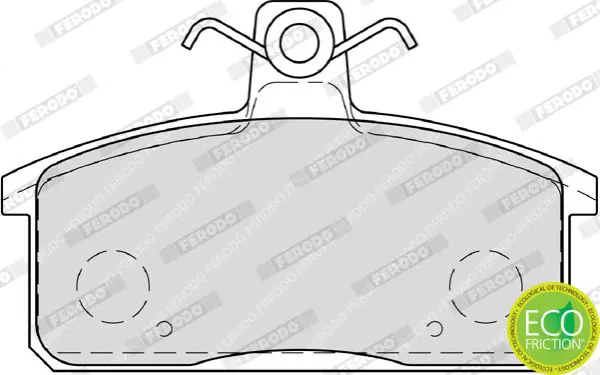 Handler.Part Brake pad set, disc brake FERODO FDB4226 3